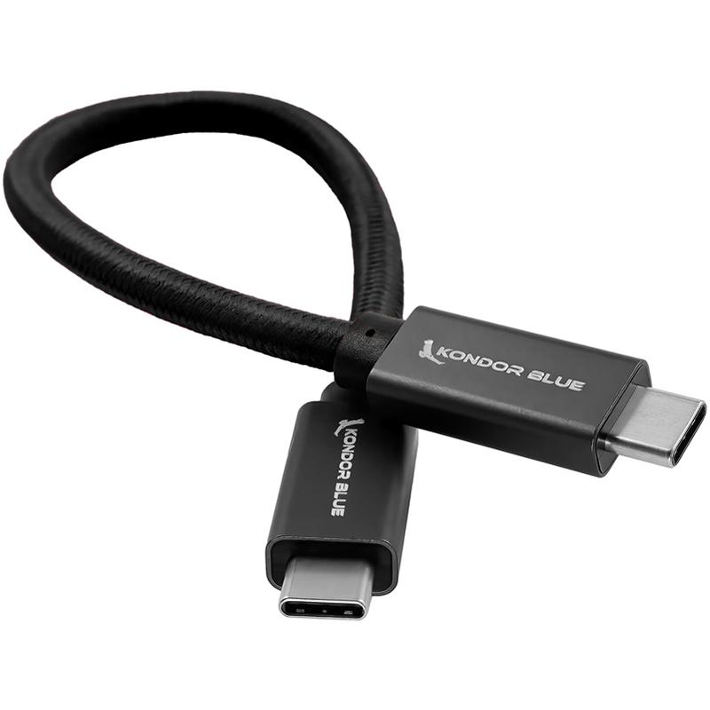 Kondor Blue USB C to USB C High Speed Cable for SSD Recording -  (8.5